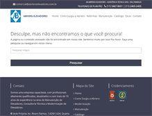 Tablet Screenshot of abrienselevadores.com.br